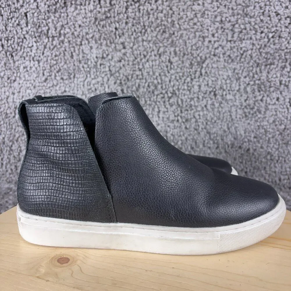 Birdies The Falcon Chelsea Boots Women Size 9 Black Leather Slip On Ankle Bootie